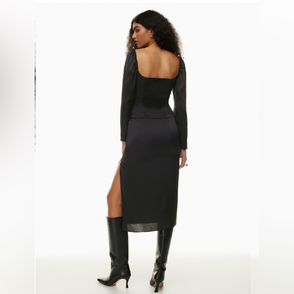 New Aritiza Wilfred New Novella Satin Top - Picture 2 of 9